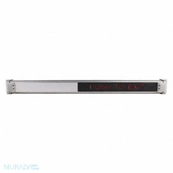 SCHLAGE Touchbar Rim Anodized Aluminum, 407L90