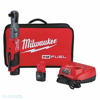 MILWAUKEE Ratchet Cordless Pistol Grip 1/2 Drive, 408L80