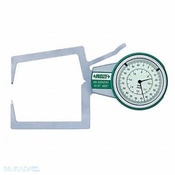INSIZE Dial Caliper 1.6-2.4 Range SS 3 Jaw D, 409L86