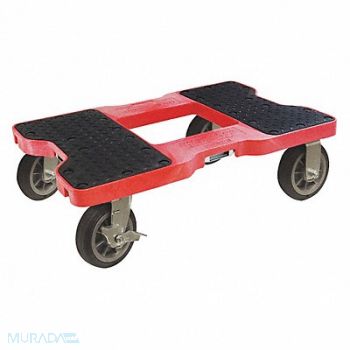 SNAP-LOC Gen. Prpose Dolly Open Flush 1500lb Red, 40AL27