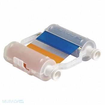 BRADY J2588 Ribbon Black/Red/Blue/Orange 200 ft L, 40AW50