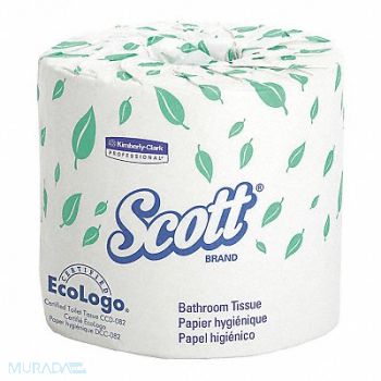 KIMBERLY-CLARK PROFESSIONAL Toilet Paper Roll 550 White PK80, 40AY51