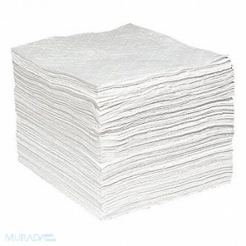 SPILLTECH Absorbent Pad Oil-Based Liquids PK100, 443T03