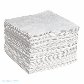 SPILLTECH Absorbent Pad Oil-Based Liquids PK100, 443R97