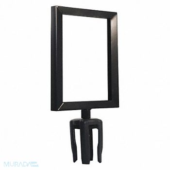 VISIONTRON Sign Frame 11in.Hx8-1/2in.L Black, 40CK36