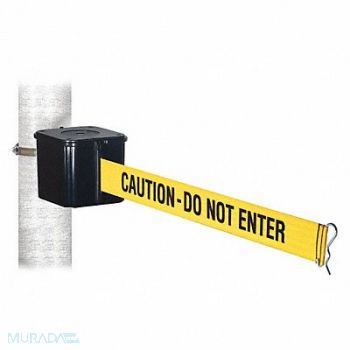 RETRACTA-BELT Retractable Belt Barrier 4in.H 25 ft, 40CL13