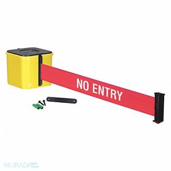 RETRACTA-BELT Retractable Belt Barrier 20 ft Red, 40CK57