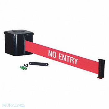 RETRACTA-BELT Retractable Belt Barrier 25 ft Red, 40CK97