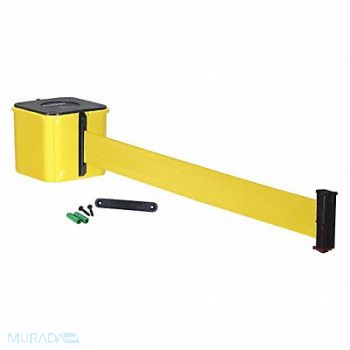 RETRACTA-BELT Retractable Belt Barrier 25 ft Yellow, 40CL02