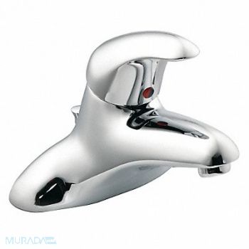 MOEN COMMERCIAL Low Arc Chrome Moen M-Dura Brass 2.2gpm, 40D669