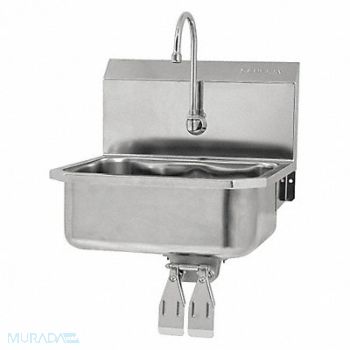 Sani-Lav Hand Sink Rect 17inx14inx7in, 40D692
