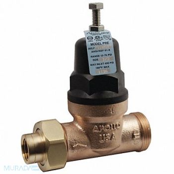 APOLLO Water Pressure Reducing Valve 1 In., 40D786