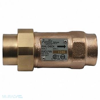 APOLLO Dual Check Valve Bronze 3/4 FNPT, 40D861