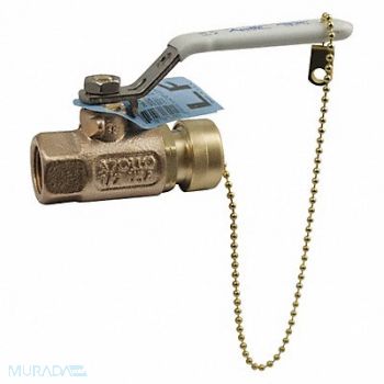 APOLLO LF Bronze Ball Valve Inline FNPT 1/2 in, 40D890