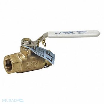 APOLLO LF Bronze Ball Valve Inline FNPT 3/4 in, 40D891