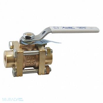 APOLLO LF Bronze Ball Valve Inline FNPT 3/4 in, 40D948