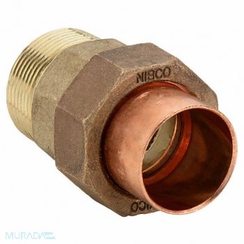 NIBCO Union LL Cast Bronze 2-1/2 Tube CxMNPT, 40F191