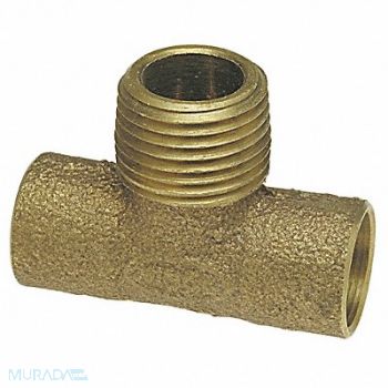 NIBCO Tee LL Cast Bronze 1/2 Tube CxCxMNPT, 40F242