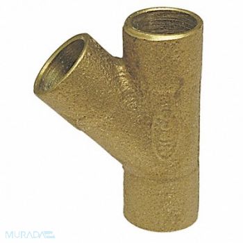 NIBCO Wye 45 Deg LL Cast Bronze 1 Tube CxCxC, 40F254