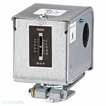 JOHNSON CONTROLS Low Pressure Control SPDT Dual Stage, 20RG47