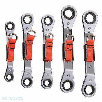 PROTO Box End Wrench Set Fll Plsh Offset SAE, 40JD34