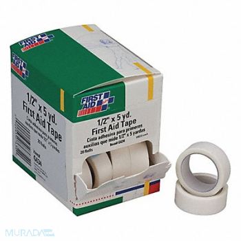 FIRST AID ONLY First Aid Tape White 1/2 W 5 yd. L PK20, 40JH07