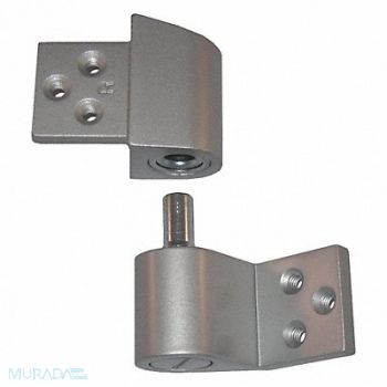 KABA ILCO Pivot Hinge Right Hand Clear Aluminum, 40JK87