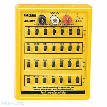 EXTECH Resistance Decade Box 7 Decades, 40JZ72