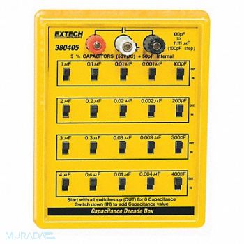EXTECH Capacitance Decade Box 5 Decades, 40JZ73