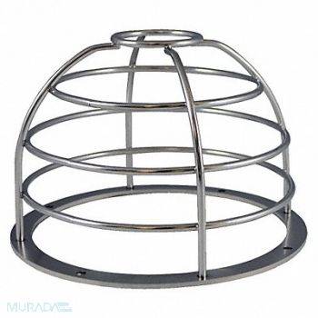 FEDERAL SIGNAL Dome Guard Silver 6 Hx8-1/2 Wx8-1/2 D, 40JZ79