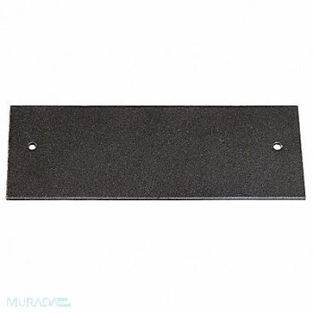 WIREMOLD Blank Cover Plate Gray Steel 2 x 5-1/2, 40JZ83