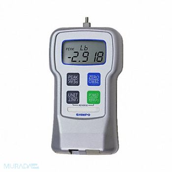 SHIMPO D1783 Digital Force Gauge 50 lb 4 Digit LCD, 40JZ99