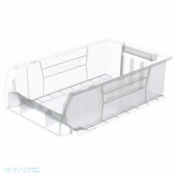 AKRO-MILS Super Size Bin Clear Plastic 6 in, 40K416