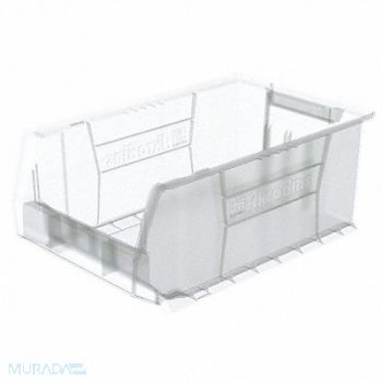 AKRO-MILS Super Size Bin Clear Plastic 8 in, 40K417