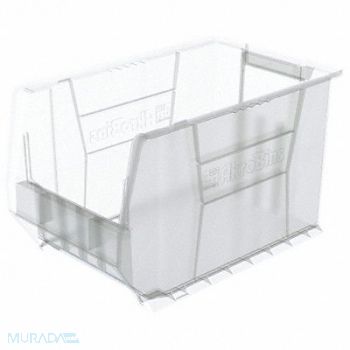 AKRO-MILS Super Size Bin Clear Plastic 12 in, 40K418