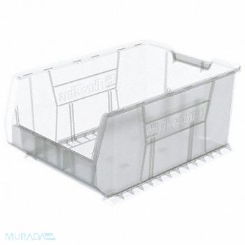 AKRO-MILS Super Size Bin Clear Plastic 11 in, 40K423