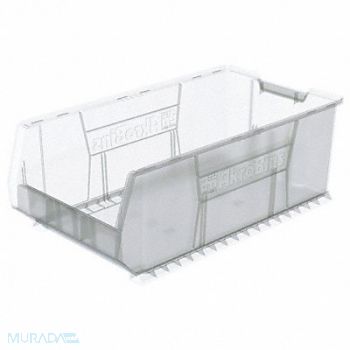 AKRO-MILS Super Size Bin Clear Plastic 11 in, 40K427