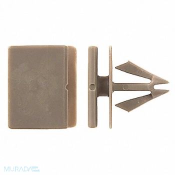 GRAINGER APPROVED Clip Moulding 7/16 In PK25, 40K656