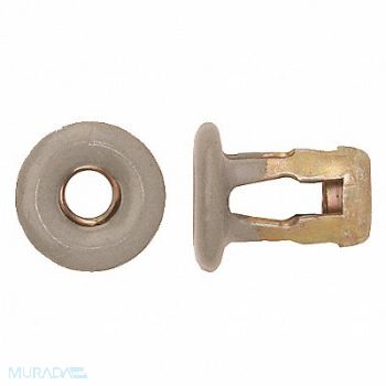 GRAINGER APPROVED Jack Nut Steel 1/4-20 in PK25, 40K759