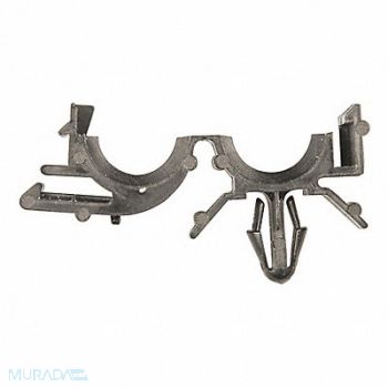 GRAINGER APPROVED Clip Wire Loom Routing 13/32 In PK25, 40K851