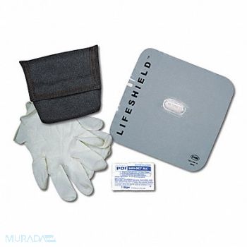 EMI CPR Kit Holster 4inLx4inWx1inH 5 Cmpnent, 40KC59