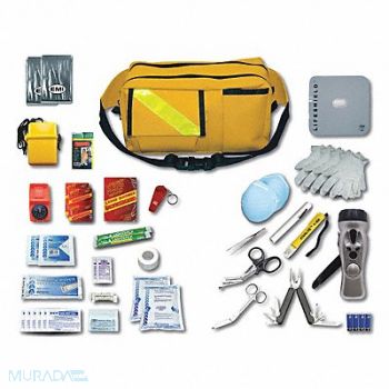 EMI Disaster Response Kit 58 Piece Yellow, 40KC63