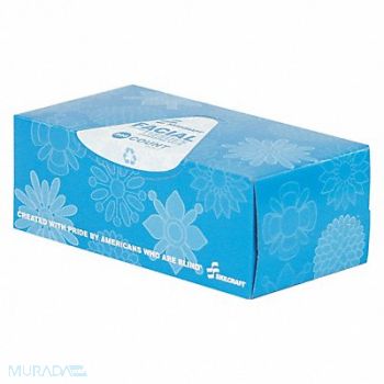 ABILITY ONE Facial Tissue 200 White, 40KJ05