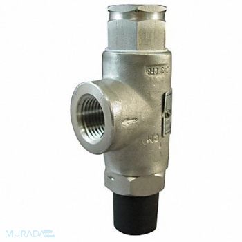 KUNKLE VALVE Safety Relief Valve 1/2 In 300 psi SS, 40L330