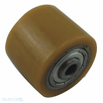 GRAINGER APPROVED PUR Tread on Steel Core Wheel, 40L515