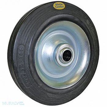 GRAINGER APPROVED RBBR Tread on Steel Core Wheel, 40L537