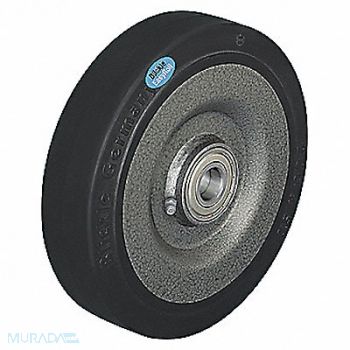 GRAINGER APPROVED RBBR Tread on Steel Core Wheel 7-7/8, 40L540