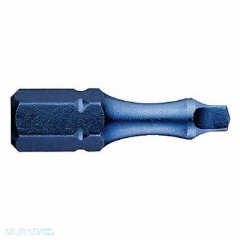 WESTWARD Torsion Bit 1/4 Square Recess #3 1 PK5, 40L584