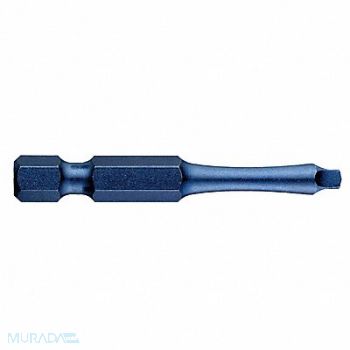 WESTWARD Torsion Bit 1/4 Square Recess #3 PK50, 40L654