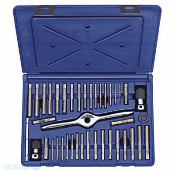 IRWIN HANSON Tap Set 41pc NC NF Metric NPT BSP, 40L831